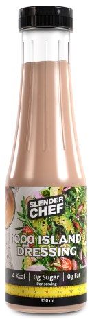 Miniatyrbild Slender Chef Kalorisnl Salladsdressing, 350 ml, Thousand Island