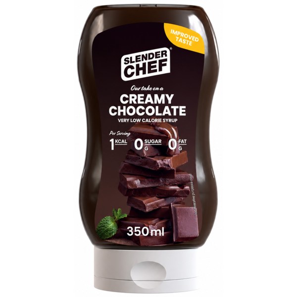 Slender Chef Syrup, 350 ml, Creamy Chocolate | Livsmedel - Till Skafferiet - Sötning | Gymkraft