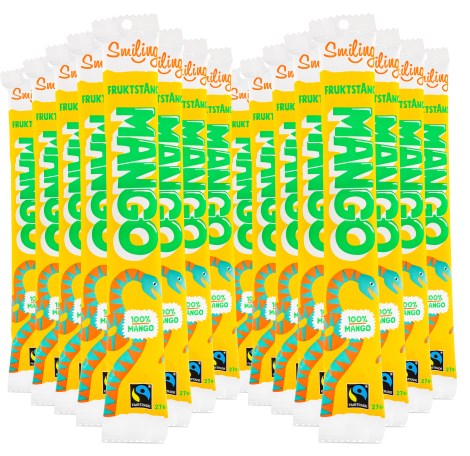 Miniatyrbild Smiling Fruktst�ng 100%, 16-pack, Mango