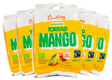 Miniatyrbild Smiling Torkad Mango Fairtrade EKO, 5-pack
