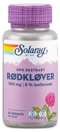 Miniatyrbild Solaray GPH Rdklver, 30 kaps