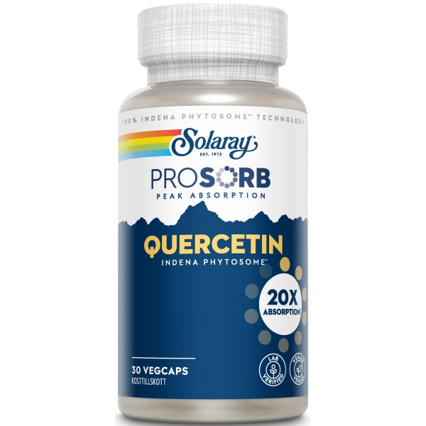 Solaray Prosorb Quercetin, 30 kaps | Hälsa - Förkylning | Gymkraft