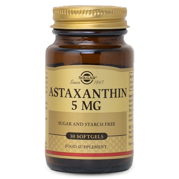 Solgar Astaxanthin Complex 5mg, 30 softg | Hälsa | Gymkraft