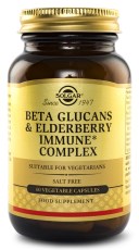 Miniatyrbild Solgar Betaglukan & Flder, 60 kaps