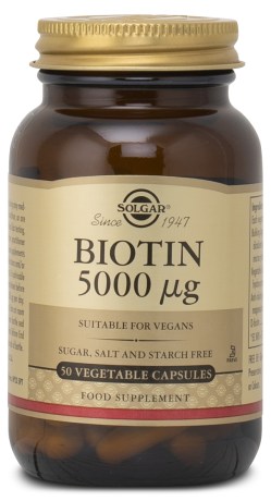 Miniatyrbild Solgar Biotin 5000 ug, 50 kaps