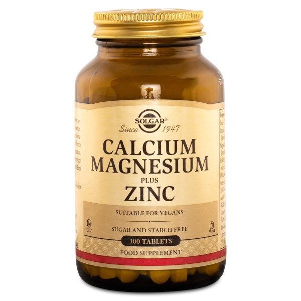 Solgar Calcium Magnesium Plus Zinc, 250 tabl