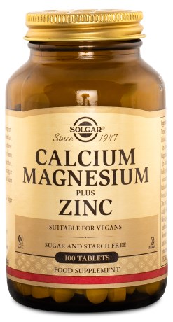 Miniatyrbild Solgar Calcium Magnesium Plus Zinc, 100 tabl