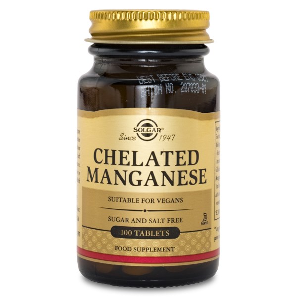 Solgar Chelated Mangan 100 tabl