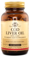 Miniatyrbild Solgar Cod Liver Oil, 100 kaps