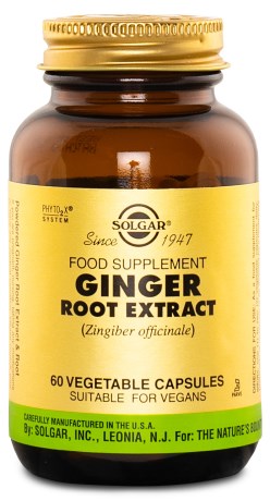 Miniatyrbild Solgar Ginger Root Extract, 60 kaps