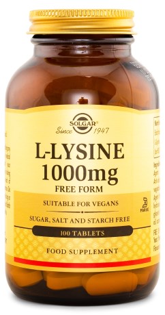 Miniatyrbild Solgar L-Lysine 1000 mg, 100 tabl