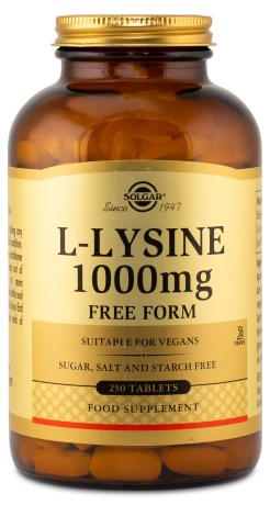 Miniatyrbild Solgar L-Lysine 1000 mg, 250 tabl