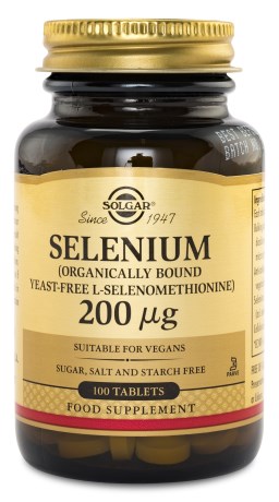 Miniatyrbild Solgar Selen Jstfri, 100 tabl