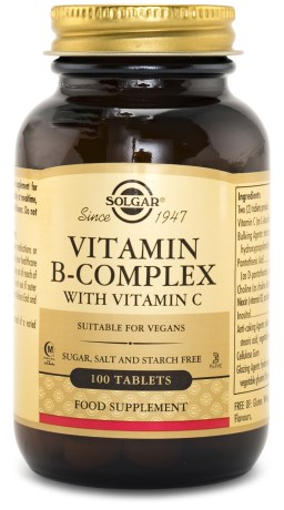 Miniatyrbild Solgar Vitamin B-Complex, 100 tabl