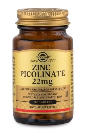 Miniatyrbild Solgar Zinc Picolinate, 100 tabl