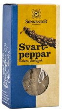 Miniatyrbild Sonnentor Svartpeppar Mald, 50 g