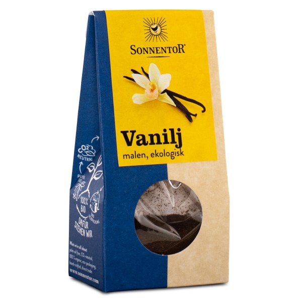 Sonnentor Vaniljpulver 100% Bourbonvanilj 10 g
