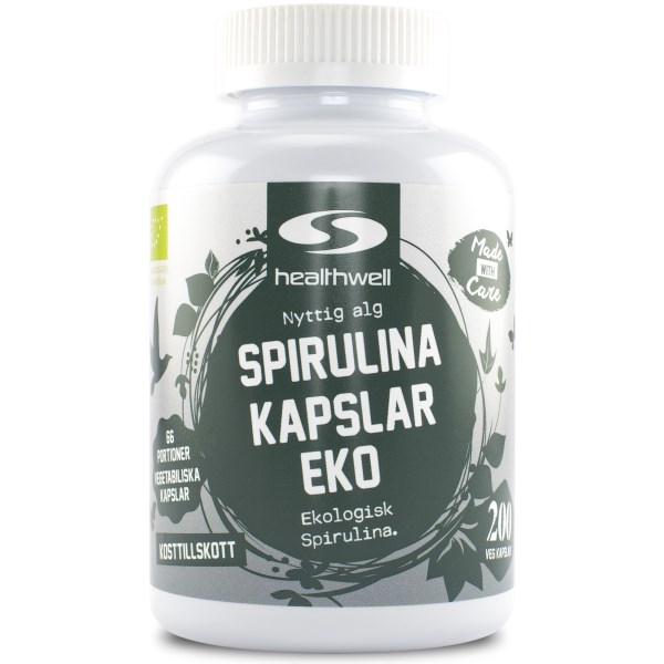 Köp Spirulina Kapslar EKO hos Svenskt Kosttillskott. Snabbt & fraktfritt!