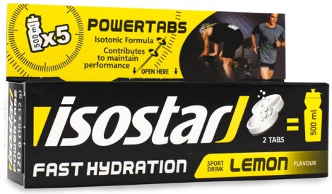 Miniatyrbild Isostar Sportdryck Power Tabs, Citron, 120 g