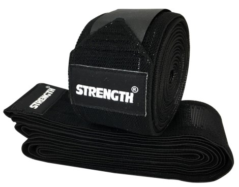 Miniatyrbild Strength Olympic Weightlifting Knee Wraps, One Size 