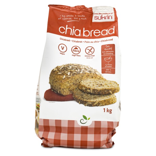 Sukrin Chia Brödmix 1 kg