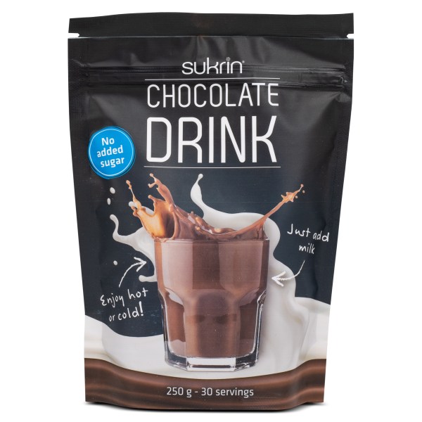 Sukrin Chocolate Drink, 250 g | Livsmedel - Till Skafferiet - Kakao | Gymkraft