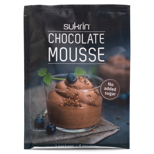 Sukrin Mousse Chocolate, 85 g | Diet - Lågkalorimat | Gymkraft