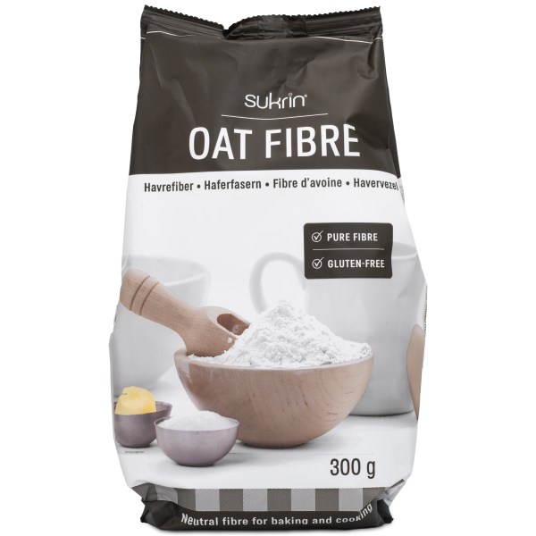 Sukrin Oat fibre, 300 g | Livsmedel - Till Skafferiet - Mjöl & Bakpulver | Gymkraft