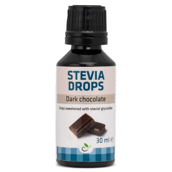Sukrin Stevia Drops, Dark chocolate, 30 ml | Livsmedel - Till Skafferiet - Sötning | Gymkraft