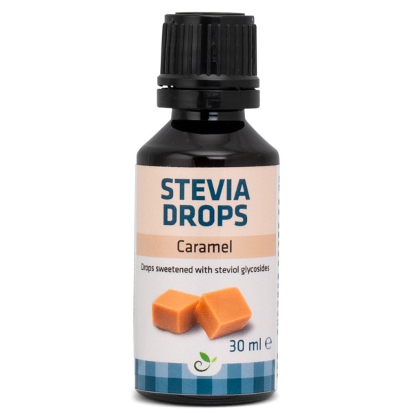 Sukrin Stevia Drops, Caramel, 30 ml | Livsmedel - Till Skafferiet - Sötning | Gymkraft