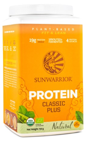 Miniatyrbild Sunwarrior Protein Classic Plus, 750 g, Naturell