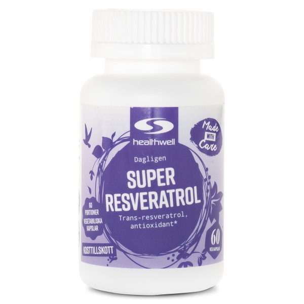 Healthwell Super Resveratrol 60 kaps