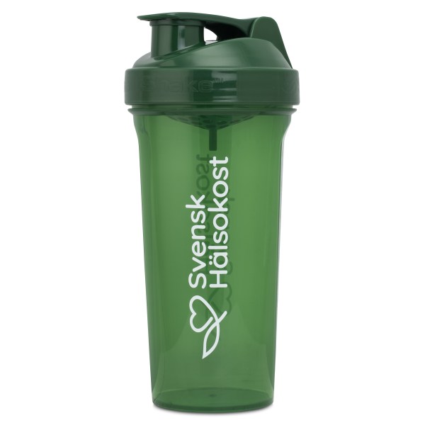 Svensk Hälsokost Shaker, 800 ml, Grön | Träning & Tillbehör - Shakers, Vattenflaskor & Dosett | Gymkraft