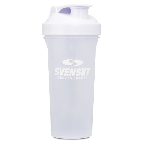 SVK Shaker, 800 ml, Vit | Träning & Tillbehör - Shakers, Vattenflaskor & Dosett | Gymkraft