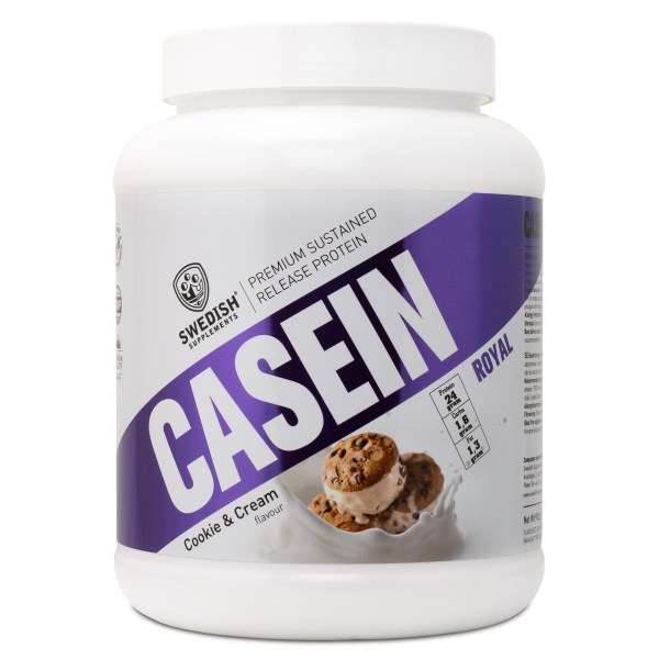 Swedish Supplements Casein, 900 g, Cookies & Cream | Träningstillskott - Proteinpulver - Kasein | Gymkraft