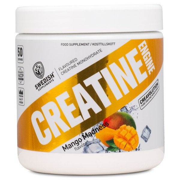 Swedish Supplements Creatine Engine, Mango Madness, 300 g | Träningstillskott - Före Träning - Kreatin | Gymkraft