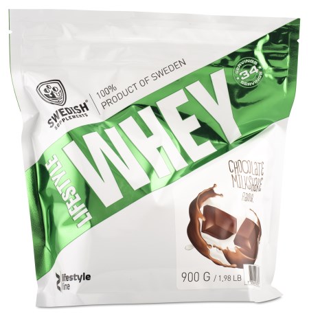 Miniatyrbild Swedish Supplements Lifestyle Whey, 900 g, Chocolate Milkshake