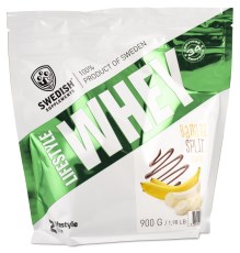 Miniatyrbild Swedish Supplements Lifestyle Whey, 900 g, Banana Split