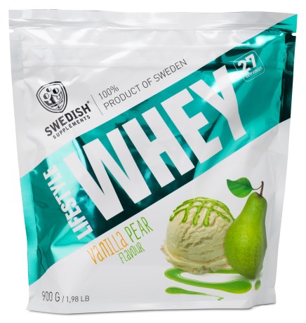 Miniatyrbild Swedish Supplements Lifestyle Whey, 900 g, Vanilla Pear