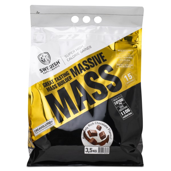 Swedish Supplements Massive Mass, 3.5 kg, Heavenly Rich Chocolate