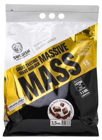 Miniatyrbild Swedish Supplements Massive Mass, 3.5 kg, Heavenly Rich Chocolate