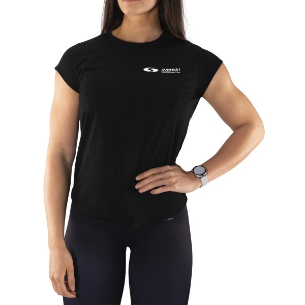 T-shirt Dam, , Black