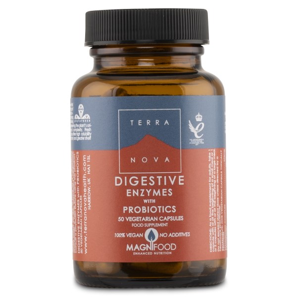 Terranova Digestive Enzymes with Microflora Svenskt Kosttillskott