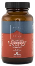 Miniatyrbild Terranova Elderberry & Olive Leaf Super Blend, 40 g
