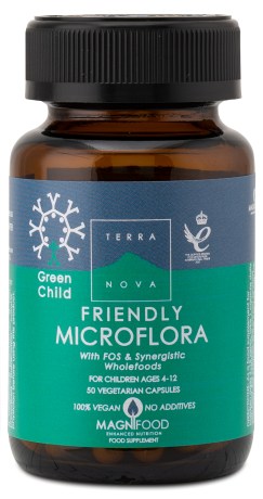 Miniatyrbild Terranova Friendly Microflora Child, 50 kaps