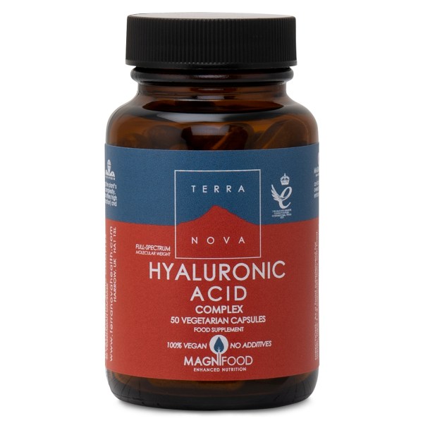Terranova Hyaluronic Acid Complex, 50 kaps | Hälsa - Hår, hud & naglar | Gymkraft