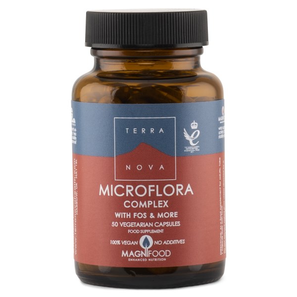 Terranova Microflora Complex with FOS, 50 kaps