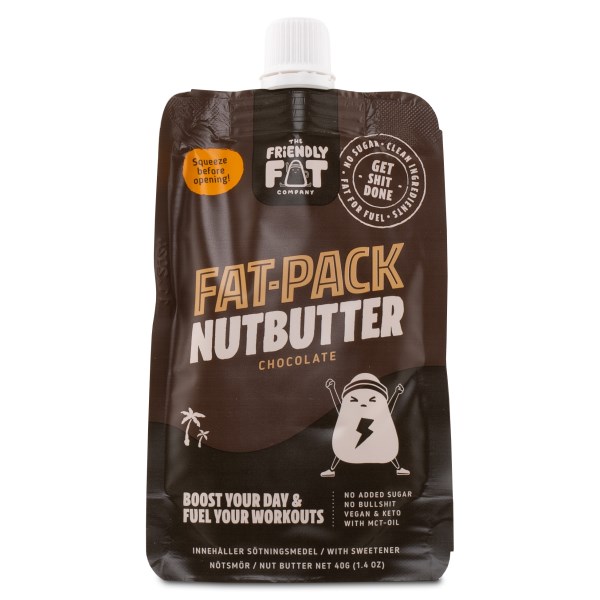 The Friendly Fat Company Fat-Pack Nutbutter, Chocolate