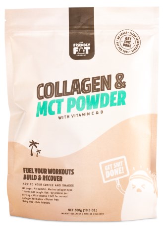 Miniatyrbild The Friendly Fat Company MCT Collagen, 300 g, Natural