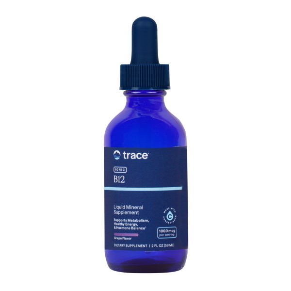 Trace Minerals Liquid Ionic B12 (1,000 mcg), 59 ml